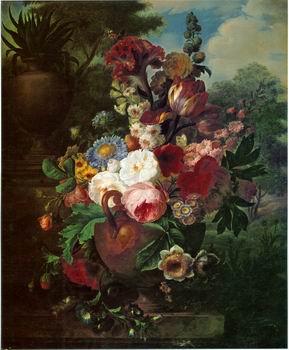unknow artist Floral, beautiful classical still life of flowers.118 oil painting picture